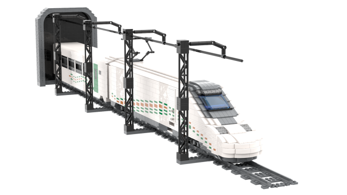 TALGO 350 SRO AVRIL MOC Lego vista exterior