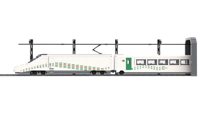 TALGO 350 SRO AVRIL MOC Lego vista lateral