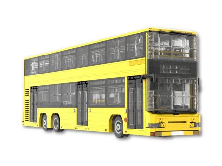 Autobús de dos pisos de color amarillo, MAN Lions City A39 DD