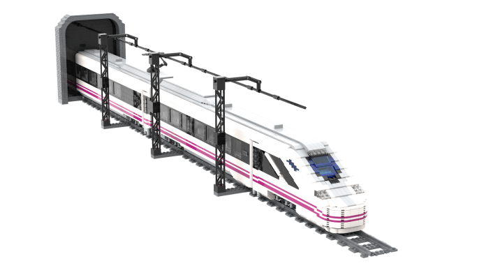 MOC CAF OARIS Renfe Lego exterior